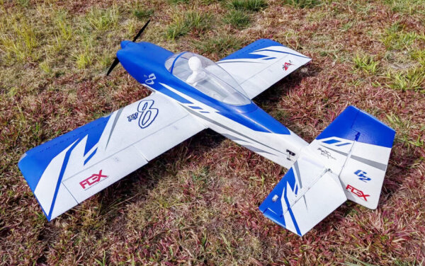 Flex Innovations RV-8 60E G2 SUPER PNP blue day dualsky-motor