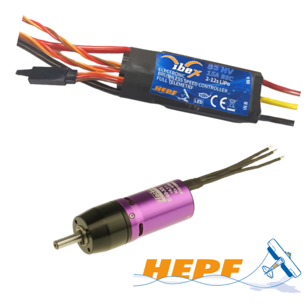 Antrieb für Tomcat EVO RCRCM für 4S Lipo Hacker Ibex