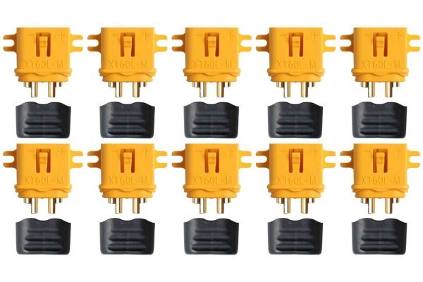 AM-629-10M Goldkontakt XT60H Stecker 10 Stk.