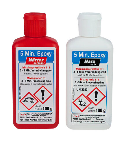 5 Minuten-Epoxy, 100g Arbeitspackung