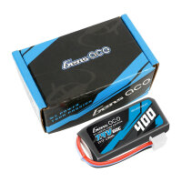 Gens ace 400mAh 7.4V 60C 2S1P Lipo Battery Pack with JST...