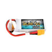 Gens ace Soaring 1000mAh 7.4V 30C 2S1P Lipo Battery Pack...