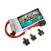 Gens ace Soaring 1000mAh 11.1V 30C 3S1P Lipo Battery Pack...