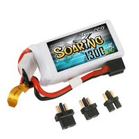 Gens ace Soaring 1300mAh 11.1V 30C 3S1P Lipo Battery Pack...