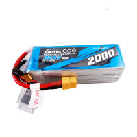 Gens ace 2000mAh 22.8V 60C 6S1P High Voltage Lipo Battery Pack with XT60 Plug