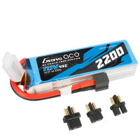 Gens ace 2200mAh 11.1V 45C 3S1P Lipo Battery Pack with...