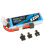 Gens ace 2200mAh 11.1V 45C 3S1P Lipo Battery Pack with EC3/XT60/T-plug