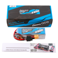 Gens ace G-Tech 2800mAh 14.8V 60C 4S1P LiPo Battery Pack with XT60 Plug