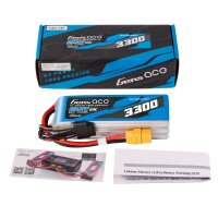 Gens Ace G-Tech 3300mAh 22.2V 60C 6S1P XT90 LIPO Battery Pack
