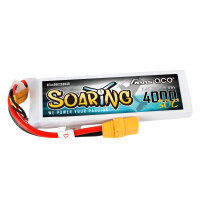 Gens ace Soaring 4000mAh 7.4V 30C 2S1P Lipo Battery Pack...