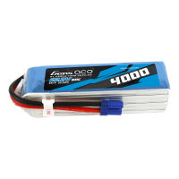 Gens ace 4000mAh 22.2V 60C 6S1P Lipo Battery Pack with...