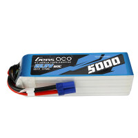 Gens ace 5000mAh 22.2V 60C 6S1P Lipo Battery Pack