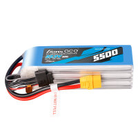 Gens Ace G-Tech 5500mAh 22.2V 60C 6S1P XT90 LIPO Battery Pack