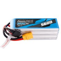 Gens Ace G-Tech 5600mAh 22.2V 80C 6S1P XT90 LIPO Battery...