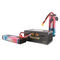 Gens Ace iMars D300 G-Tech Channel AC/DC 300W/700W RC Battery Charger-EU Black