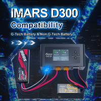 Gens Ace iMars D300 G-Tech Channel AC/DC 300W/700W RC Battery Charger-EU Black