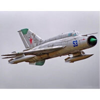 Freewing MiG-21 EPO 800mm Inrunner 80-12b silber PNP