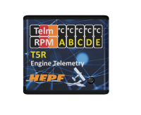 Hepf 5-fach Temperatur- und Drehzahlmessung für Verbrennungsmotoren inkl. 2x mTemp Temperatursensor