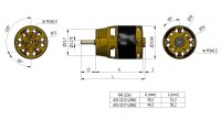 AXI 2212/20 V3 LONG ohne Zubehör