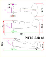 Pilot RC Pitts S2B 87 in Bull Dog design ( 03)