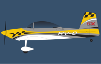 Flex Innovations RV-8 70CC G2 FLS yellow arfsv mit verbauten Servos