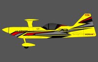 Flex Innovations ULTIMATE 70CC G2 yellow arfsv mit verbauten Servos