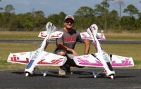 Flex Innovations QQ YAK 55 10E SUPER PNP red day dualsky-motor