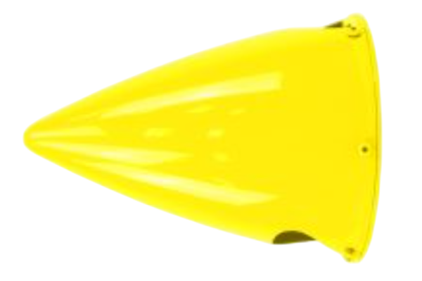 Flex Innovations 5-INCH EDGE STYLE CARBON FIBER SPINNER Gelb