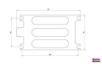 Akku-Montageplatine 3S Compact 18650 / 21700