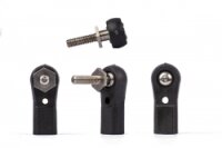 MAXI-Kugelgelenk M3, Kugel mit 6-Kantbasis D=6,0mm und M3 Shaft, 2 stück