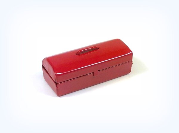 Werkzeugkasten Metall, rot