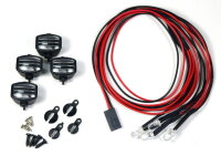 Nebelscheinwerfer Set Eckig inkl. LEDs 1:10 (4 )