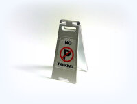 Warnaufsteller mit Stickerbogen